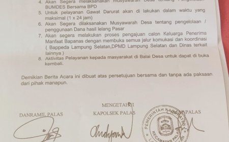 Bapanas Di Perpanjang Data KPM Desa Palas Pasemah Tidak ada Perubahan Warga Pertanyakan Kinerja Pemerintahan Desa