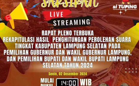 Jangan Lupa Saksikan Rapat Pleno Terbuka Penghitungan Suara Paslon Tingkat Kabupaten di Bumi Khagom Mufakat