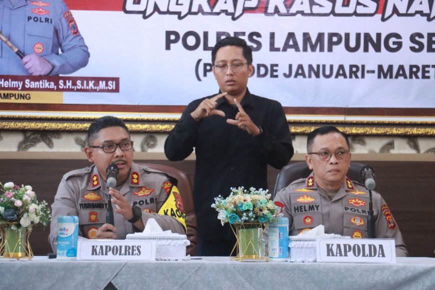 Polres Lampung Selatan Tangkap Kurir Sabu 21 Kg Jaringan Fredy Pratama