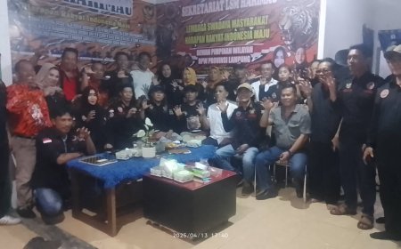 Satu komando LSM Harimau Provinsi Lampung Gelar Halal Bialal