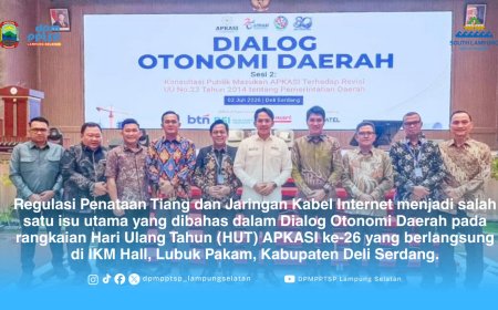 Regulasi Penataan Tiang dan Kabel Internet Jadi Fokus Dialog Otonomi Daerah APKASI 2026